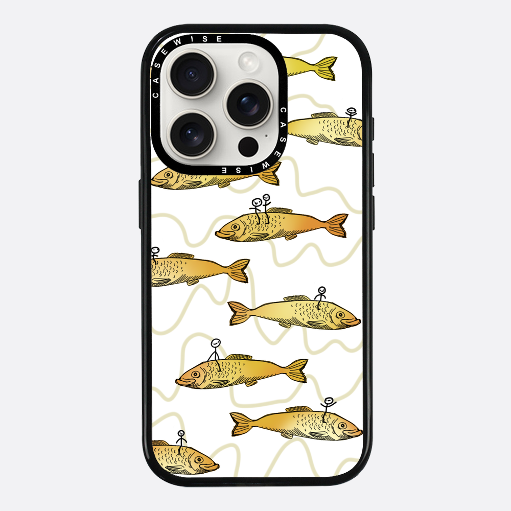 Stöcke am Fisch - Hülle