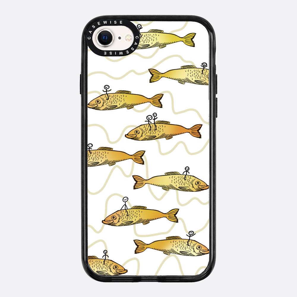 Stöcke am Fisch - Hülle
