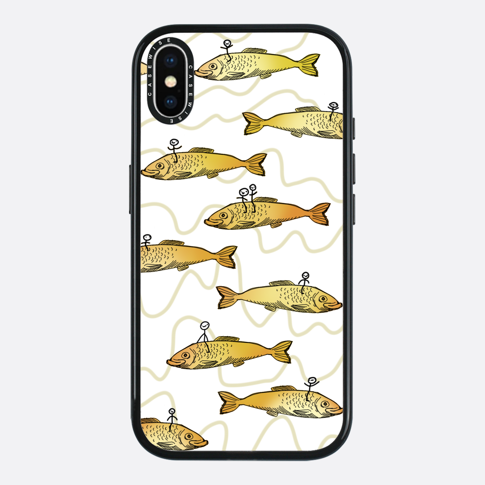 Stöcke am Fisch - Hülle