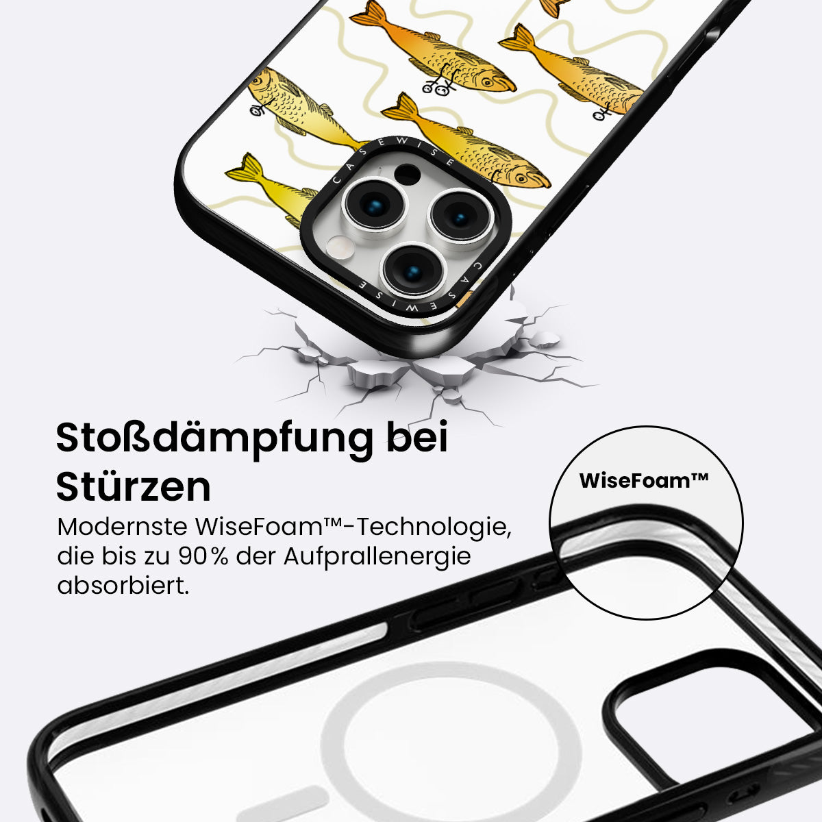 Stöcke am Fisch - Hülle