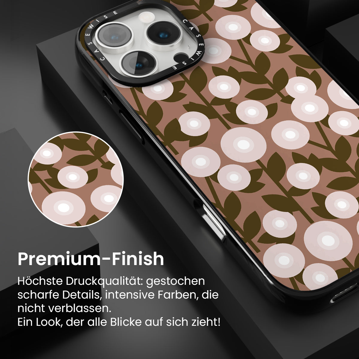 Retro -Blume - Hülle